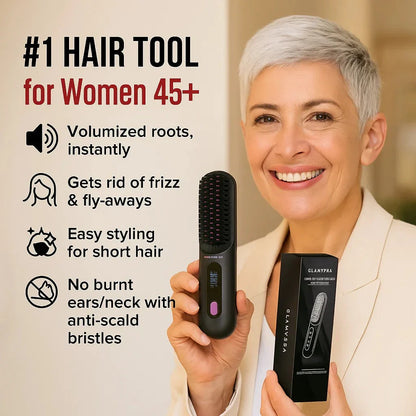 Varlen Wireless Ceramic Hair Straightening Comb