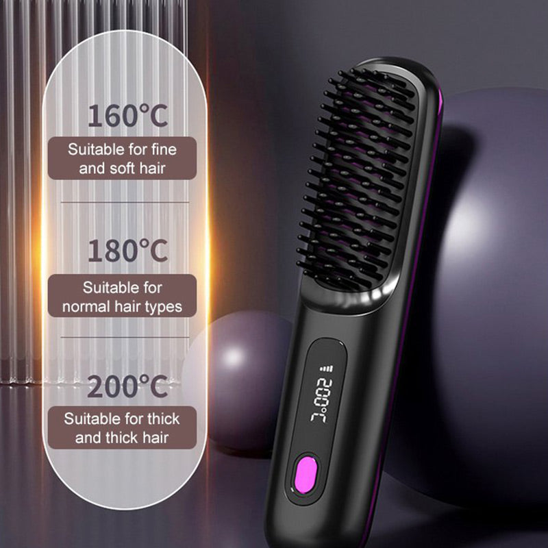 Varlen Wireless Ceramic Hair Straightening Comb
