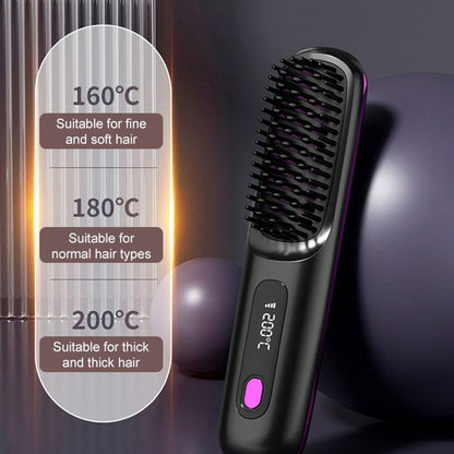 Varlen Wireless Ceramic Hair Straightening Comb